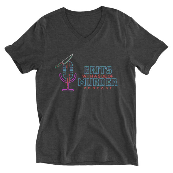 Unisex Short Sleeve V-Neck T-Shirt - Image 3