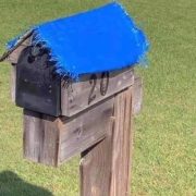 Even our mailboxes have blue tarps